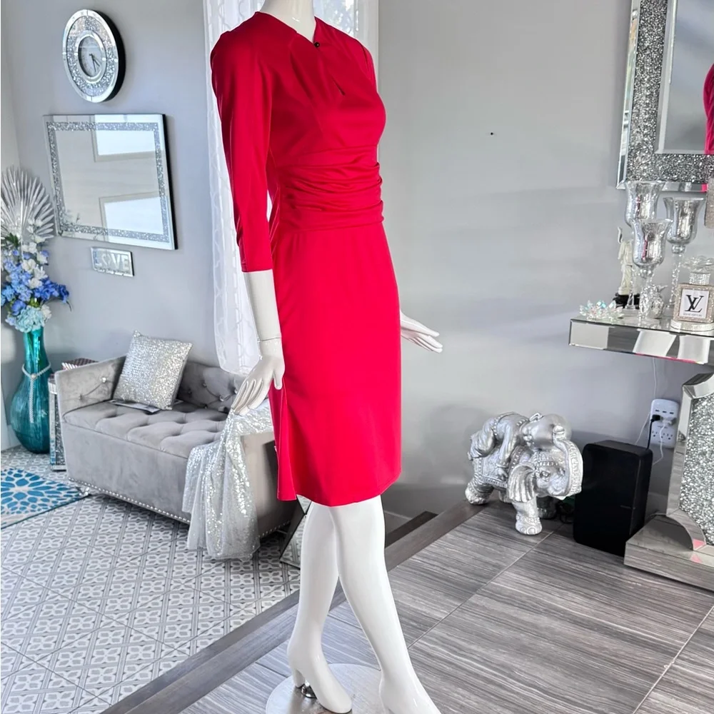 NWOT ❤️ Elegant Red Women's Dress - Picture 7 of 16